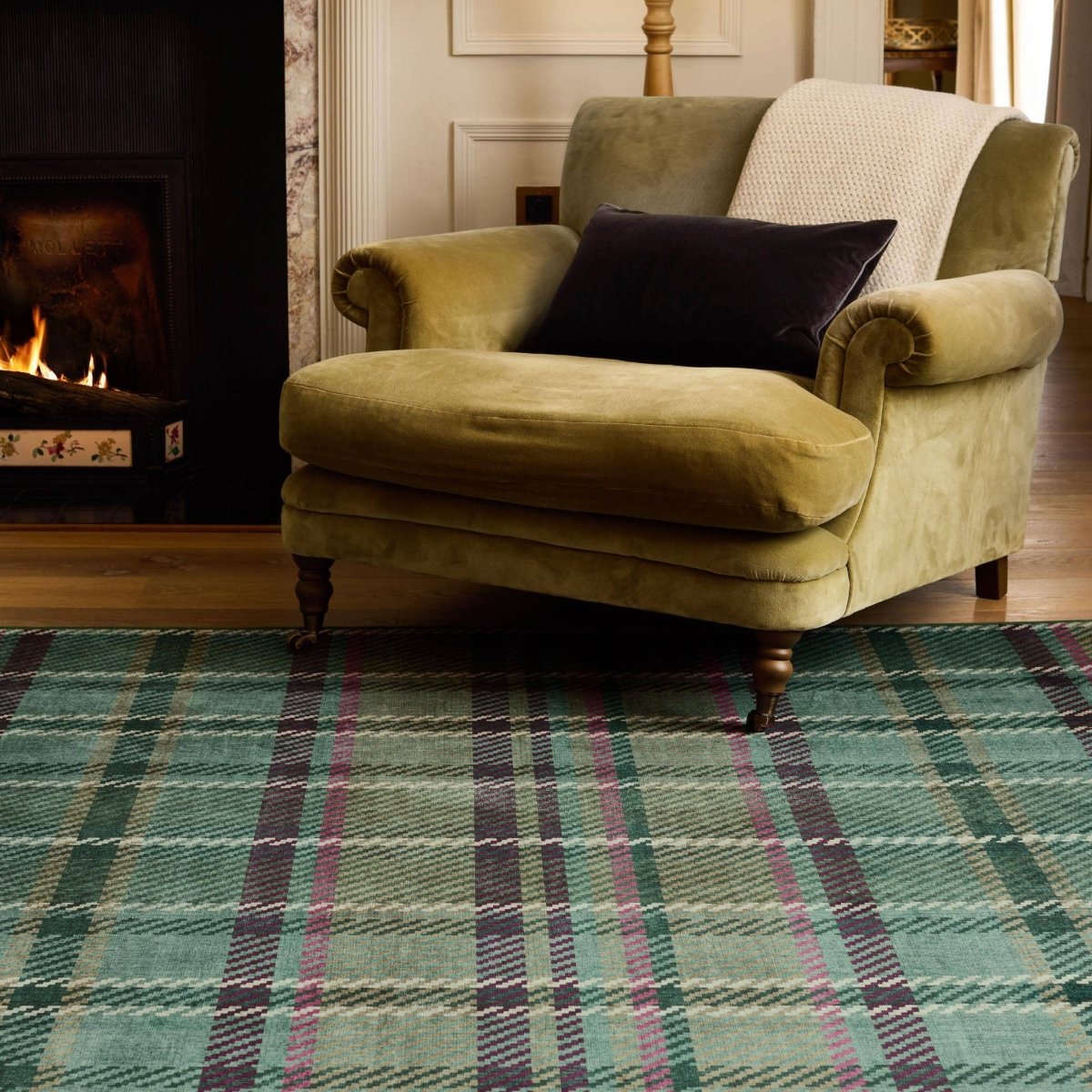 Mood Company - Vloerkleed Isla Smaragdgroen - Wasbaar Gerecycled - 160x230 - Phoenox Textiles UK - 5026134650220