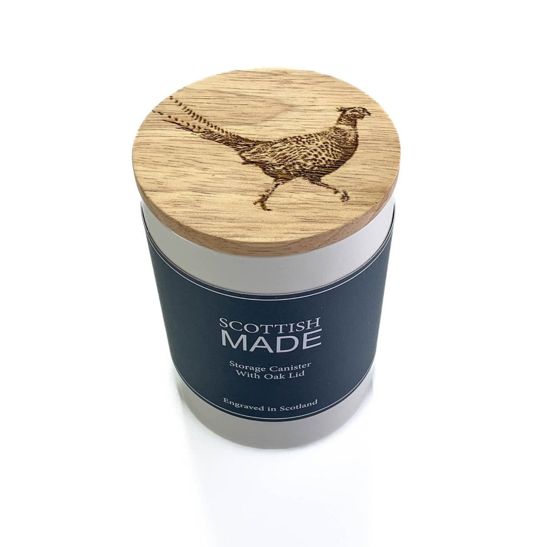 MoodCompanyNL - Voorraadpot Fazant Small - 13x9 - Gegraveerd - Scottish Made - 5060949550009