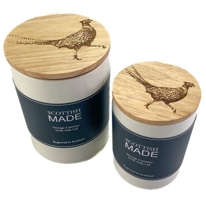 Voorraadpot Fazant Small - 13x9 - Gegraveerd - Scottish Made by MoodCompanyNL