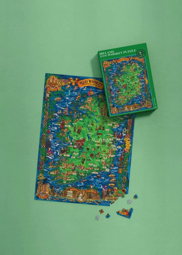 Mood Company - Whiskey puzzel Ireland - 1000 stukjes - 14+ - Water & Wines Sweden - 7350121880290