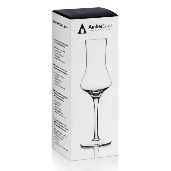 Mood Company - Whiskyglas G300 – 100 ml – handgemaakt – Amber Glass - 5907222504246