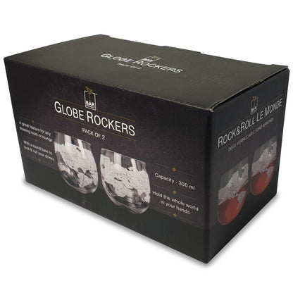 MoodCompanyNL - Whiskyglas Globe Rockers set van 2 - 300ml - Bar Originale - 5013313004271