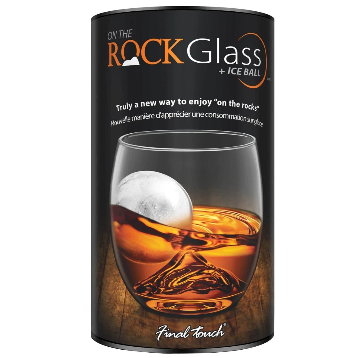 Whiskyglas Rock met IJsblokjesvorm - 236ml - Final Touch by Mood4whisky