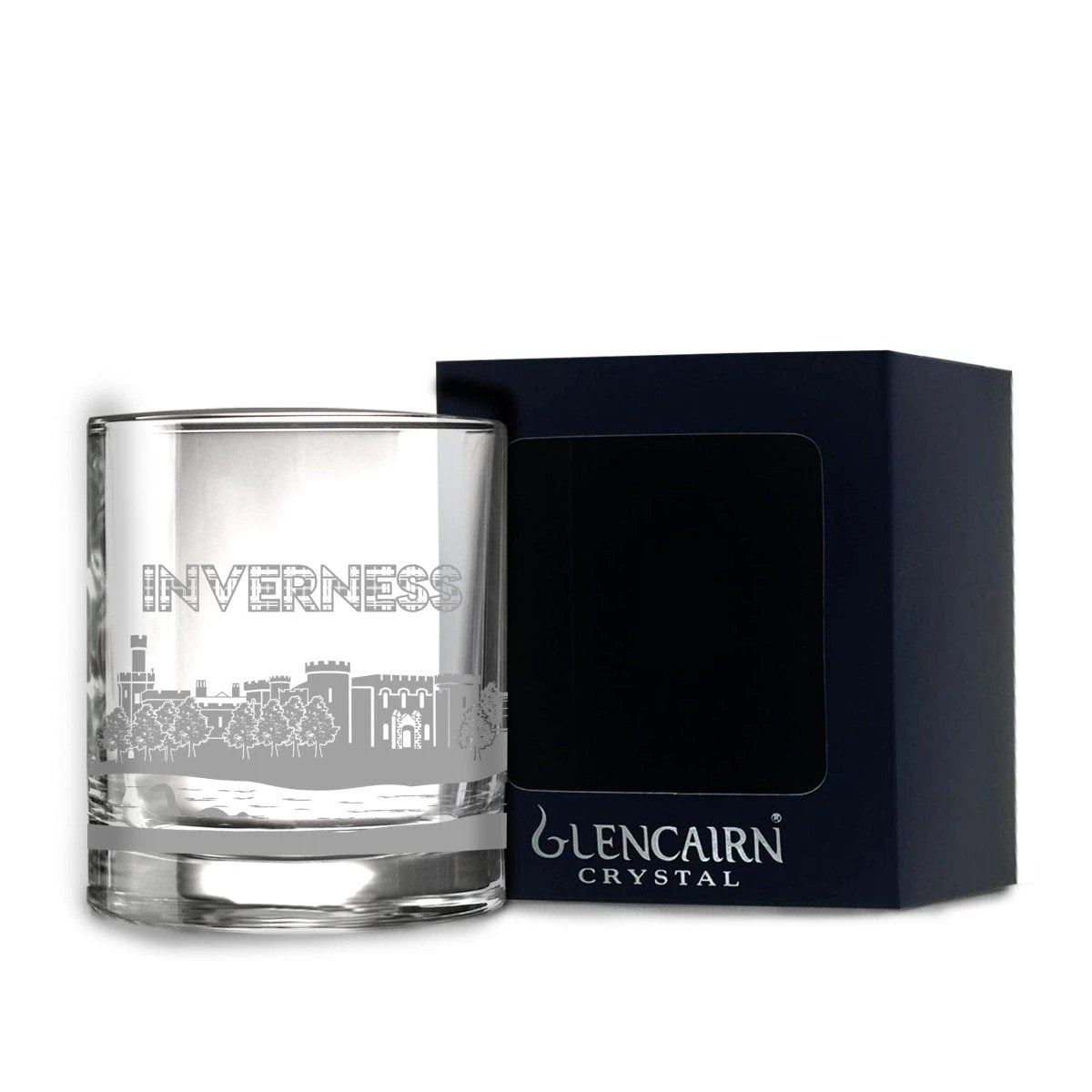 Whiskyglas Skyline Inverness - Gegraveerd - Glencairn Crystal Scotland by MoodCompanyNL