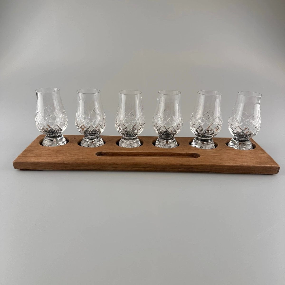 Whiskyglashouder Breed met glaswerk - Handgemaakt - E.W.B. België by MoodCompanyNL