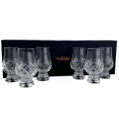 MoodCompanyNL - Whiskyglazen Cut 6 stuks - Geschenkverpakking - Loodkristal - Glencairn Crystal Scotland - 0884513000340