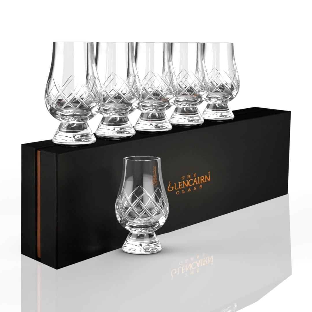 MoodCompanyNL - Whiskyglazen Cut 6 stuks - Geschenkverpakking - Loodkristal - Glencairn Crystal Scotland - 0884513000340