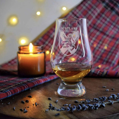 MoodCompanyNL - Whiskyglazen gegraveerd SCOTLAND 6 stuks - Glencairn Crystal Scotland - 6091032834842