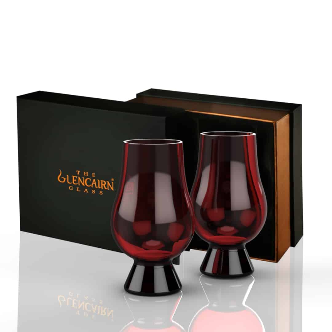 MoodCompanyNL - Whiskyglazen Rood 2 stuks - Blind Tasting - Geschenkverpakking - Glencairn Crystal Scotland - 6095633022059
