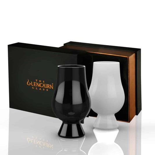 MoodCompanyNL - Whiskyglazen Wit en Zwart 2 stuks - Blind Tasting - Geschenkverpakking - Glencairn Crystal Scotland - 6095654812844