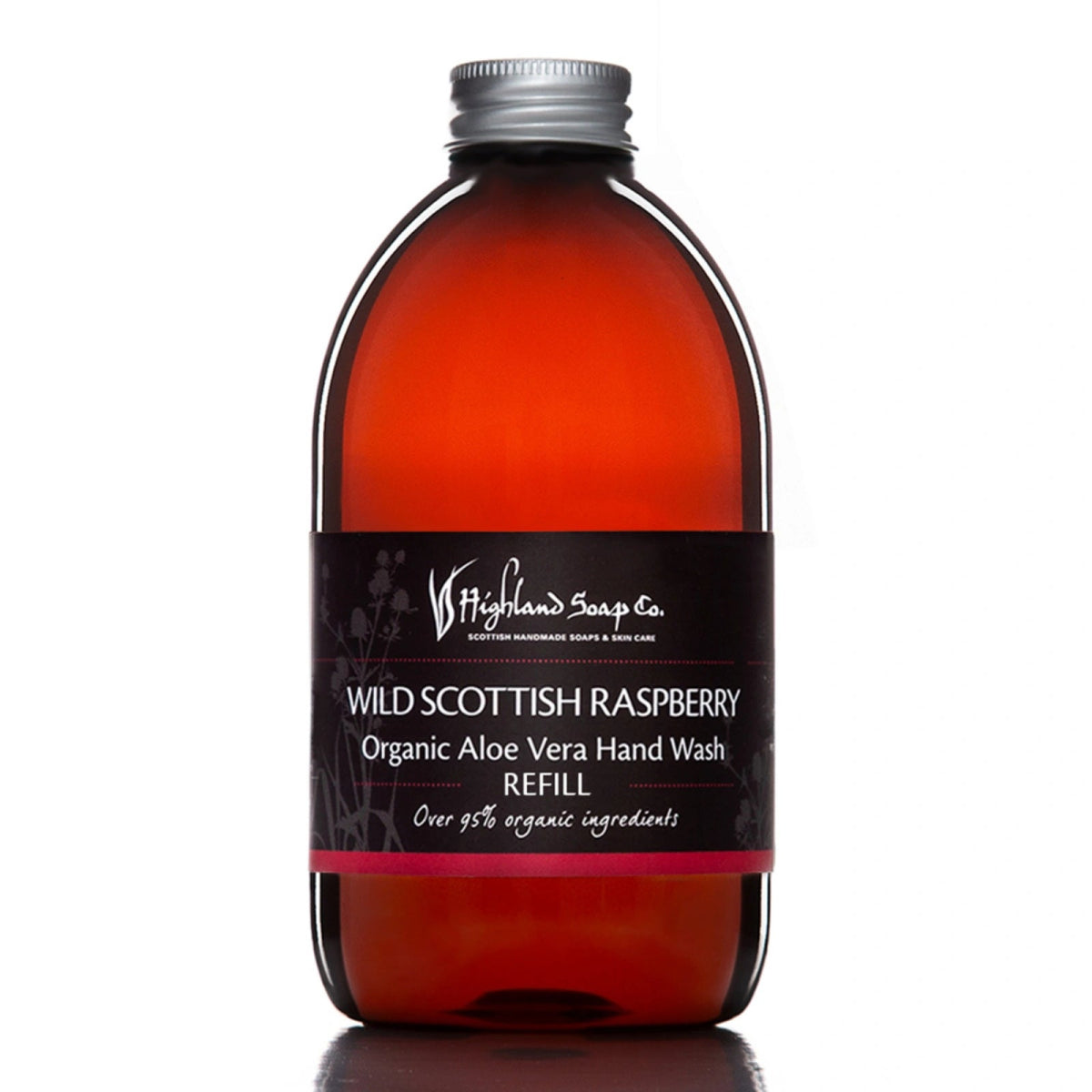 MoodCompanyNL - Wild Scottish Raspberry – Fruitig & Zoet - Navulverpakking Handzeep Glas 1 Liter - 5060614510307